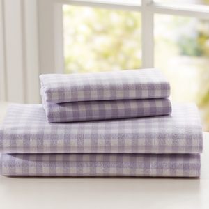 **EUC** Pottery Barn Kids Flannel Buffalo Check Sheet Set (Queen Size)